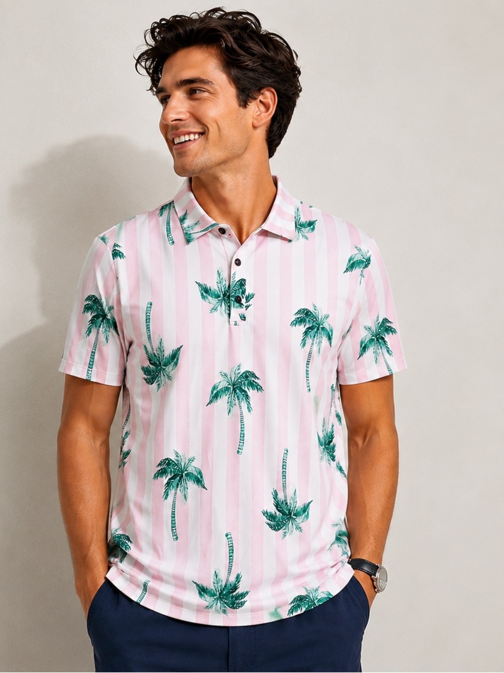 KENNY FLOWERS The Business Lunch Performance Golf Polo | Size M